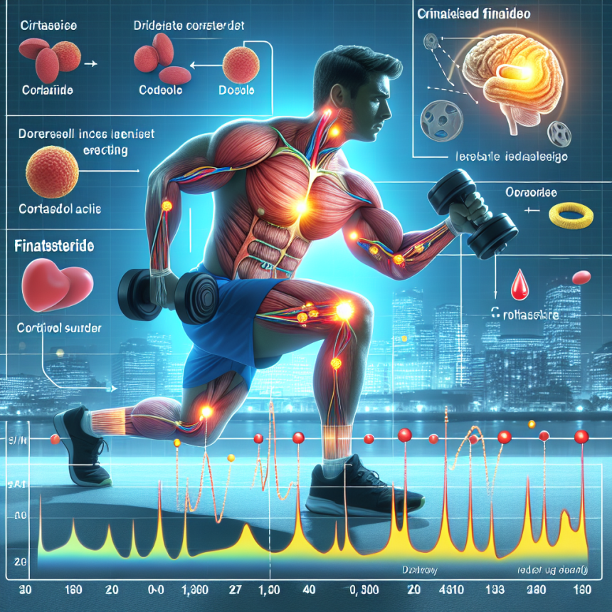Comment le Finasteride affecte le taux de cortisol pendant un exercice intense
