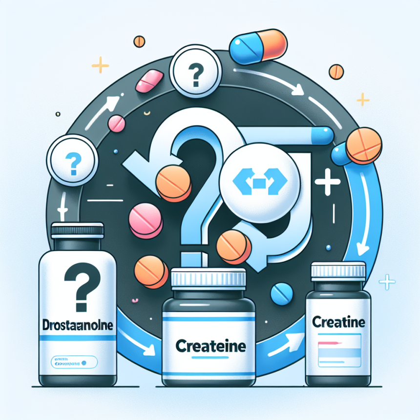 Drostanolone comprimés et créatine : synergie ou redondance d'action ?