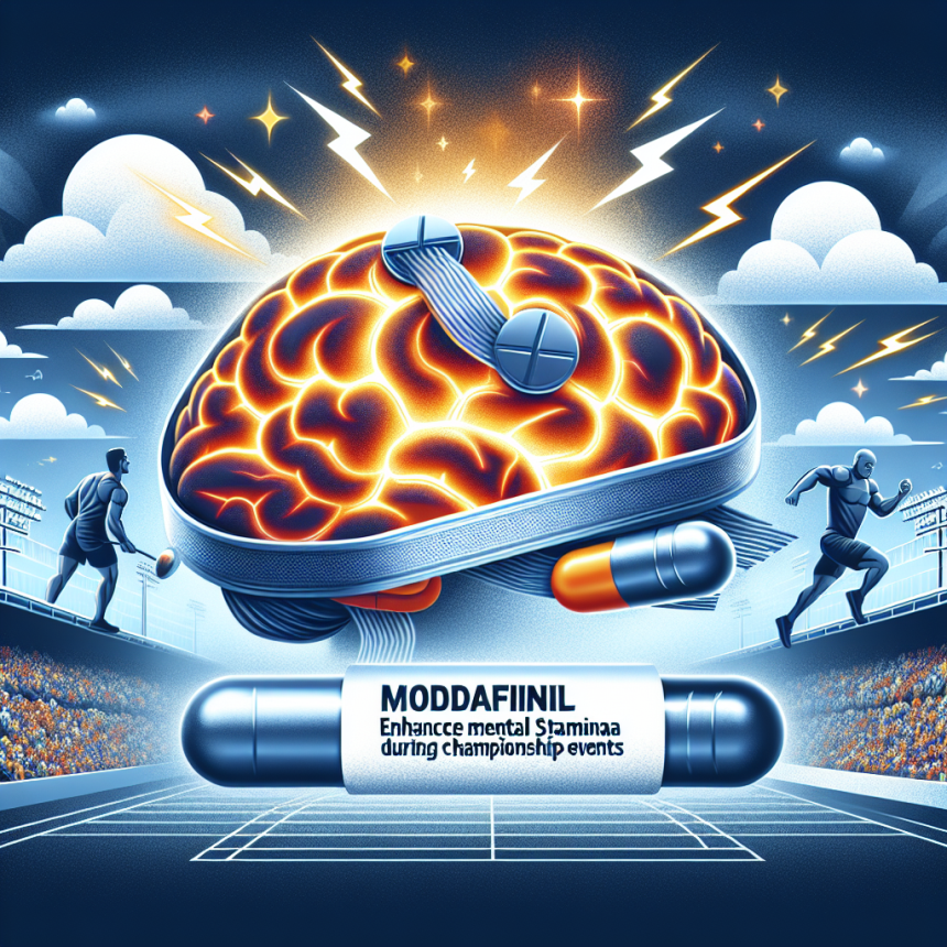 Le Modafinil comme moyen d'améliorer l'endurance mentale sous pression pendant les compétitions finales