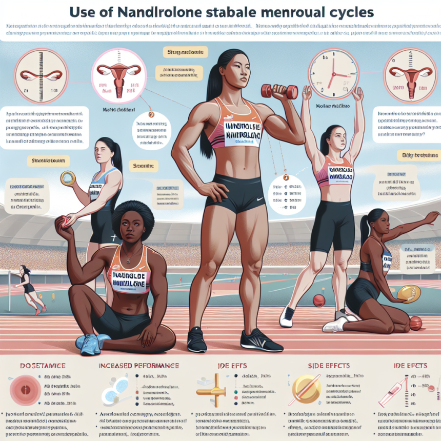Utilisation de la Nandrolone pour stabiliser le cycle menstruel chez les athlètes féminines