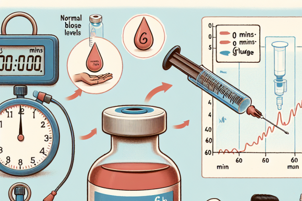 Comment la somatropine influence la glycémie en une heure ?