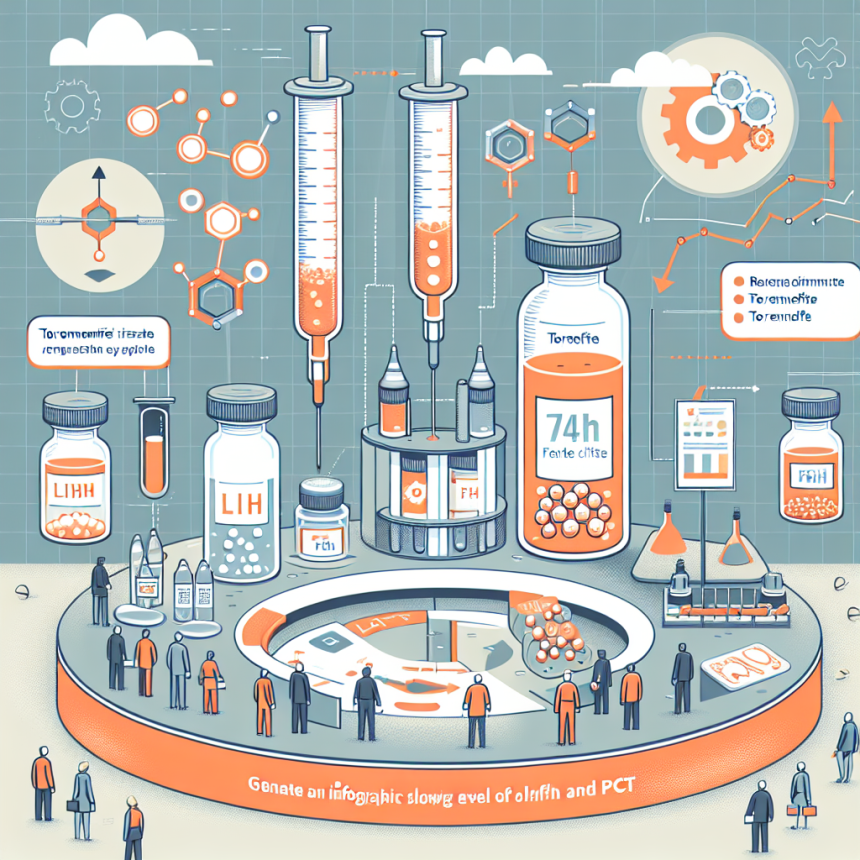 Comment le Citrato de Toremifeno affecte-t-il les niveaux de LH et FSH dans la PCT