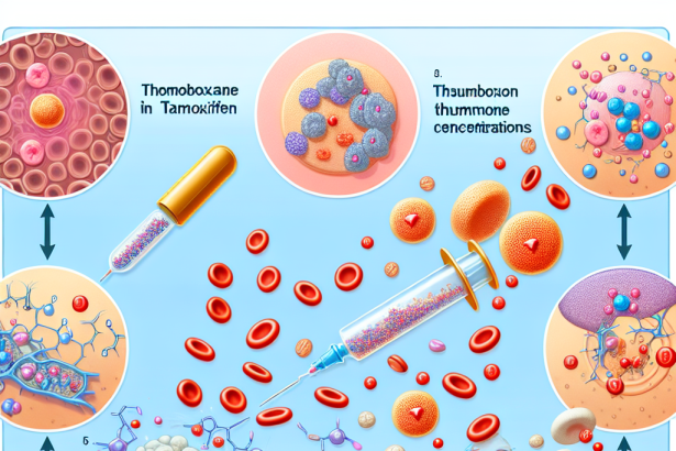 Comment le tamoxifène contribue à réduire le taux de thromboxane