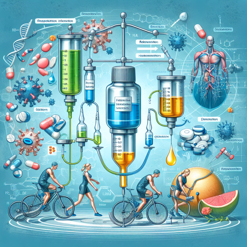 Infusion de médicaments sur l'équilibre hormonal une heure après la reprise de l'exercice
