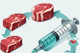 Injection d'oxymétholone et vitrification de la viande pendant application cyclique