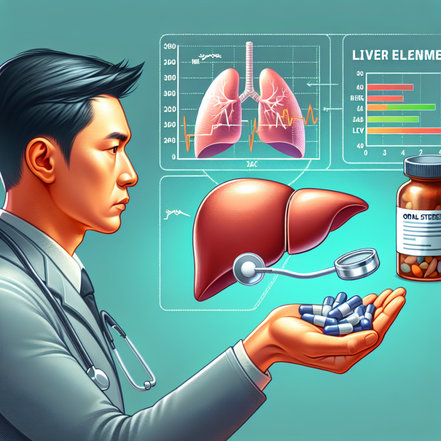Les stéroïdes oraux et le taux d'enzymes hépatiques
