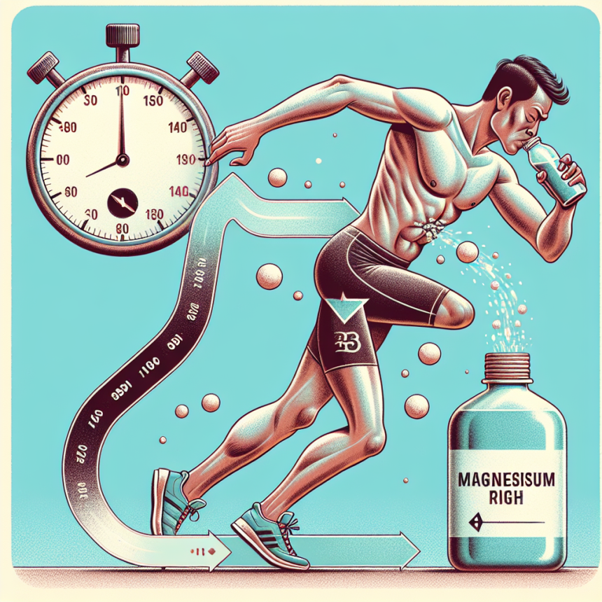 Effet du magnésium sur la vitesse de récupération après une compétition
