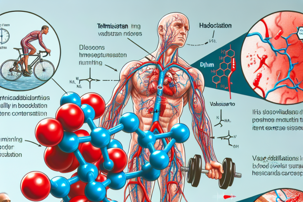 Le telmisartan favorise-t-il la vasodilatation pendant l'entraînement ?