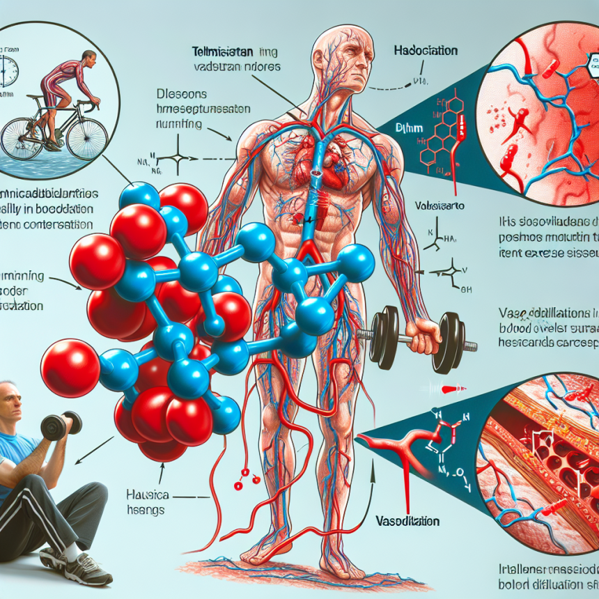 Le telmisartan favorise-t-il la vasodilatation pendant l'entraînement ?