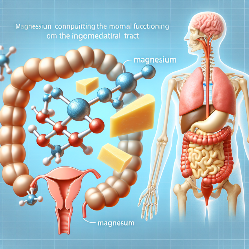 Magnésium et maintien du fonctionnement normal du tractus gastro-intestinal