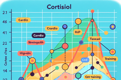 Taux de cortisol en fonction du type d'entraînement