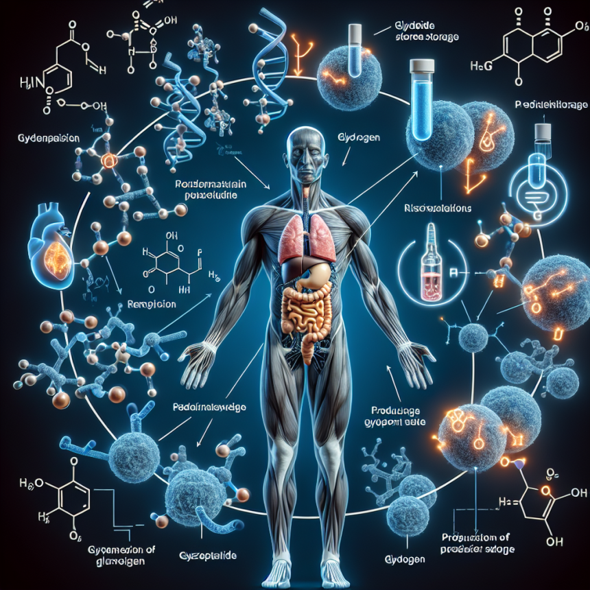 Comment le tirzépatide affecte-t-il la production de glycogène après l'entraînement ?