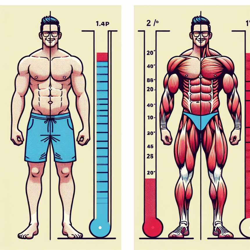 L'effet d'une cure de stéroïdes sur le rapport graisse/muscle