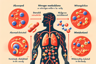 L'effet des stéroïdes sur le métabolisme de l'azote dans l'organisme.