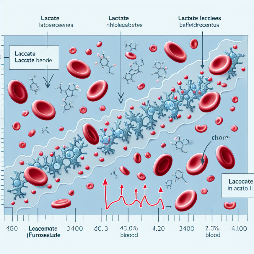 L'effet du furosémide sur le taux de lactate dans le sang