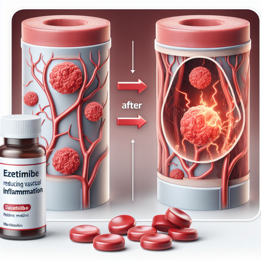 Utilisation de l'ézétimibe pour réduire l'inflammation vasculaire