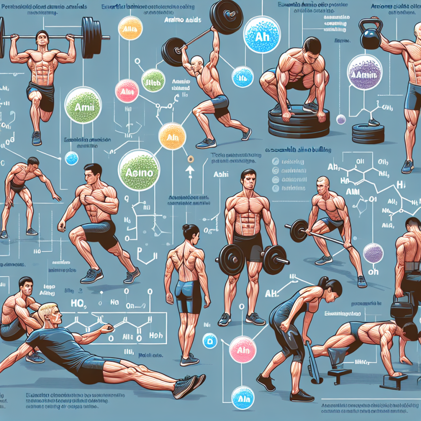 Utilisation des acides aminés dans les sports de force