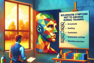 Boldenone : symptômes à ne pas ignorer pendant l’entraînement (check-list)